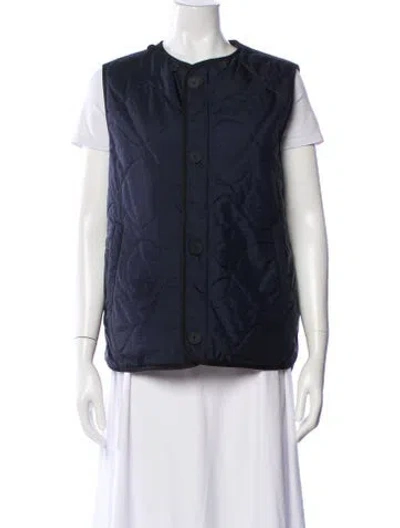 Pre-owned Marfa Stance Vest In Blue