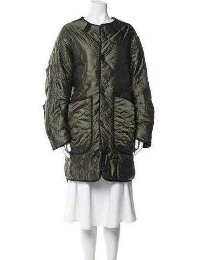 Pre-owned Marfa Stance Wool Jacket In Green