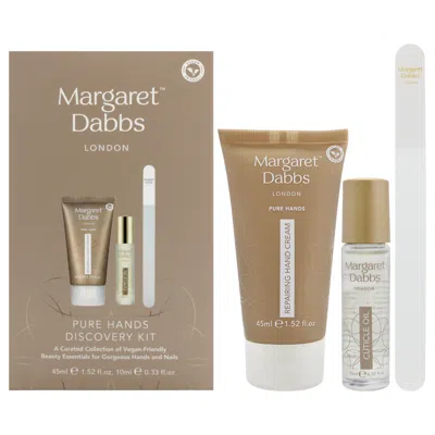 Margaret Dabbs Pure Hands Discovery Kit By  For Unisex - 3 Pc 1.52oz Pure Repairing Hand Cream, 0.33o In White