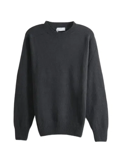 Margaret Howell Asphalt Crew-neck Sweater In Gray