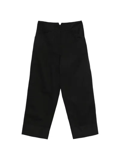 Margaret Howell Buckle-strap Wide-leg Trousers In Multi
