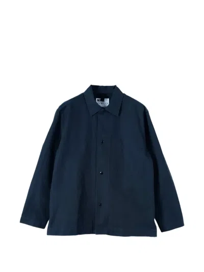 Margaret Howell Buttoned Shirt In Blue