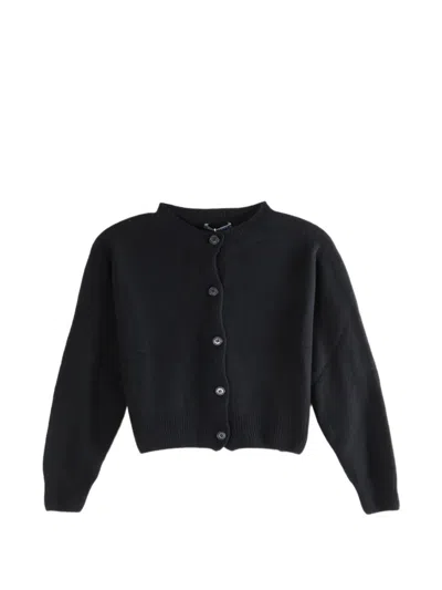 Margaret Howell Button-up Knitted Cardigan In Blue