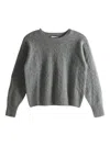 Margaret Howell Cable Knit Sweater In Gray