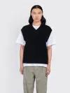 Margaret Howell Cable Slipover In Black