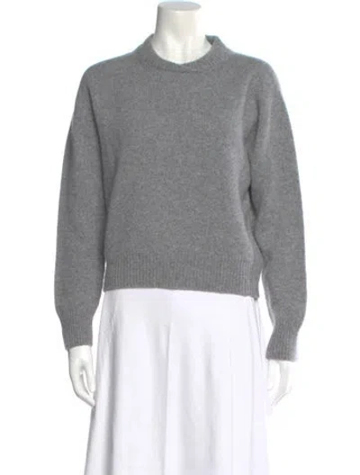 Pre-owned Margaret Howell Cashmere Mock Neck Sweater In Gray