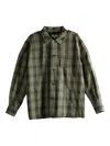 Margaret Howell Checked Overshirt In Black