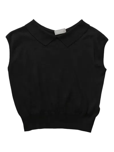 Margaret Howell Cotton-linen Top In Black
