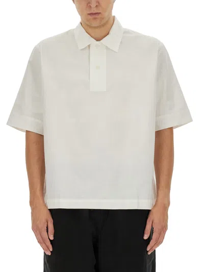 Margaret Howell Cotton Polo In White