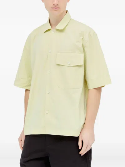 Margaret Howell Cotton Shirt In Yellow