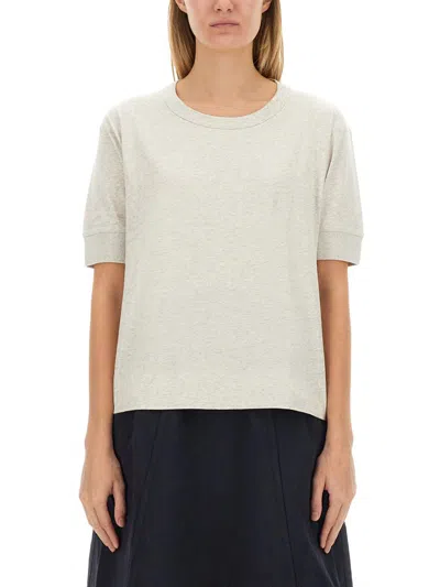 Margaret Howell Cotton T-shirt In Grey