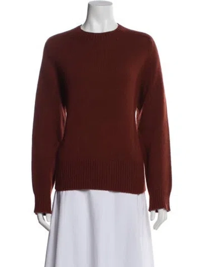 Pre-owned Margaret Howell Crew Neck Sweater In Brown