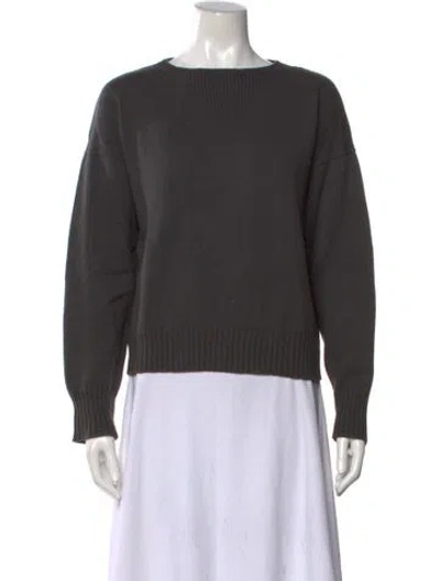 Pre-owned Margaret Howell Crew Neck Sweater In Brown