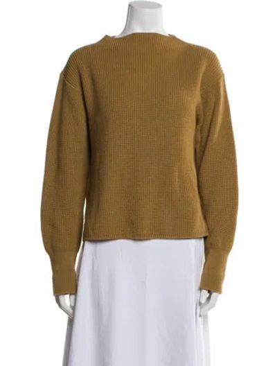 Pre-owned Margaret Howell Crew Neck Sweater In Yellow