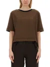 MARGARET HOWELL CROPPED T-SHIRT