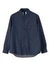 Margaret Howell Denim Regular-fit Shirt In Blue