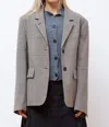 Margaret Howell Flap Pocket Blazer In Black, Khaki