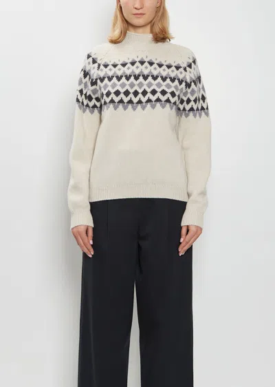 Margaret Howell High Neck Fairisle Sweater