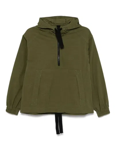 Margaret Howell Hooded Windbreaker In Green