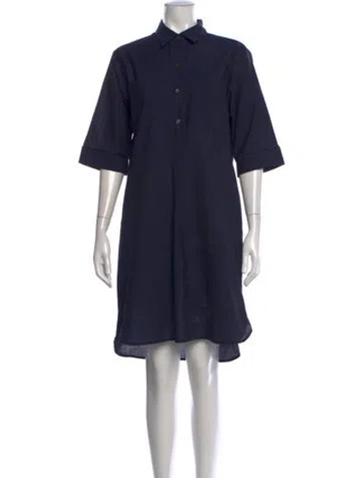 Pre-owned Margaret Howell Knee-length Dress In Blue