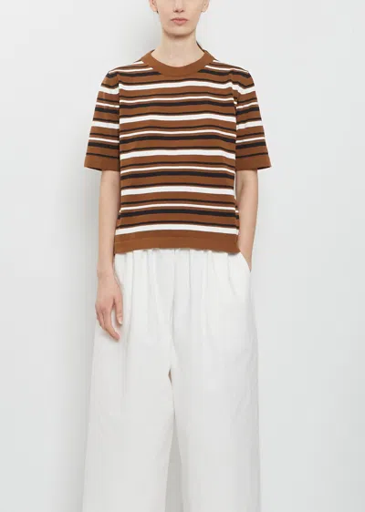 Margaret Howell Knitted Cotton Linen T-shirt