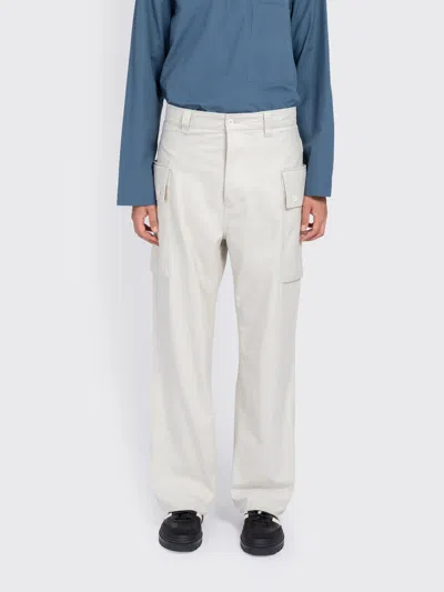 Margaret Howell Mhl Cargo Pocket Trousers In Gray
