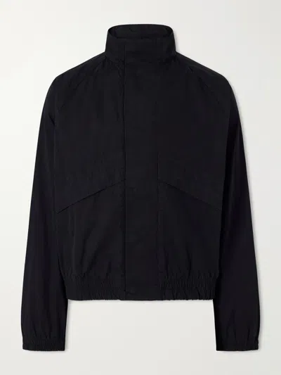 Margaret Howell Mhl. Cotton-poplin Track Jacket In Black