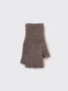 Margaret Howell Mhl. Cut Off Glove Lambswool In Neutral
