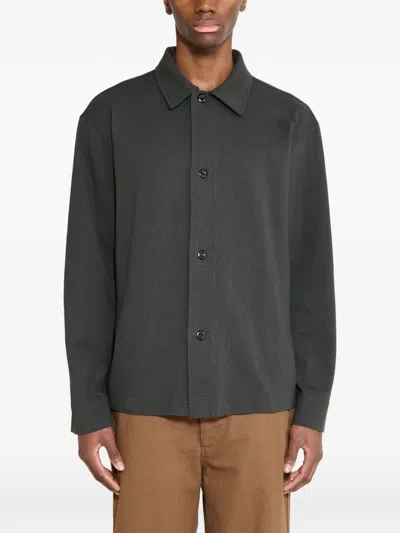 Margaret Howell Mhl Jersey Shirt In Blue