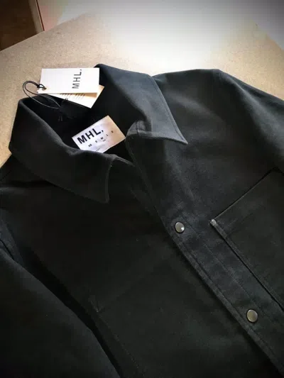 Pre-owned Margaret Howell Mhl Moleskin Worker Jacket In Black