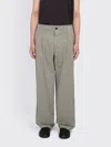 Margaret Howell Mhl Stitch Pleat Trousers In Gray