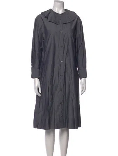 Pre-owned Margaret Howell Midi Length Dress In Grey