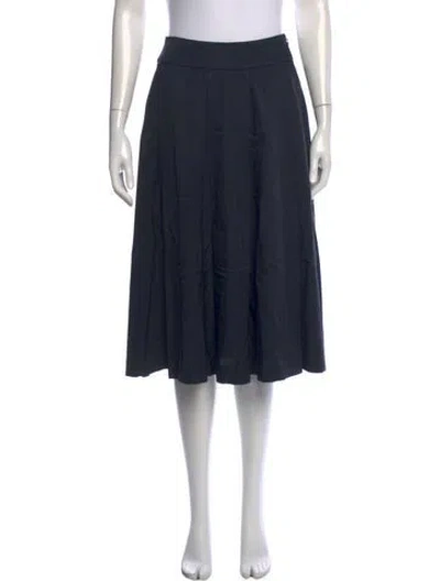 Pre-owned Margaret Howell Midi Length Skirt In Black