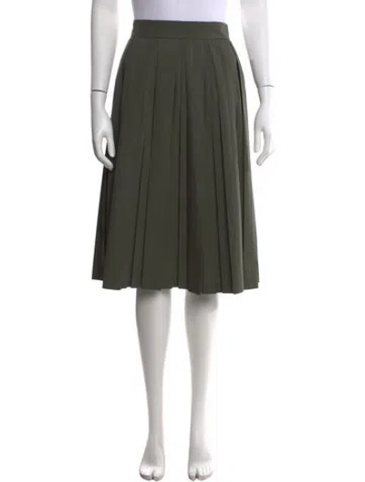 Pre-owned Margaret Howell Midi Length Skirt W/ Tags In Green
