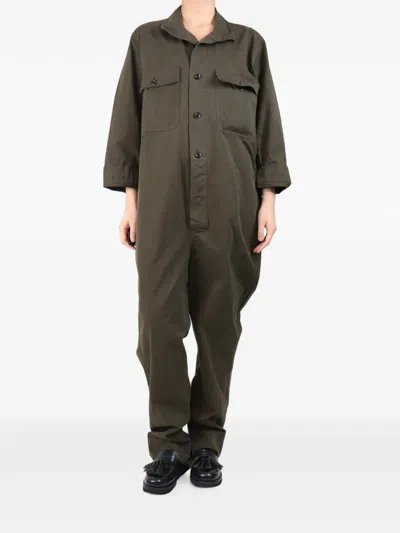 Pre-owned Margaret Howell Oversized Jumpsuit In Green