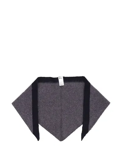 Margaret Howell Panelled Scarf In Gray