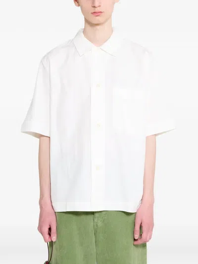 Margaret Howell Pj Short-sleeve Shirt In White