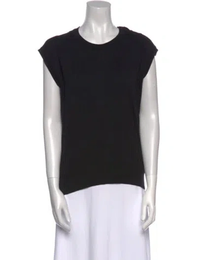 Pre-owned Margaret Howell Scoop Neck Sweater In Black