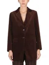 Margaret Howell Single-breasted Jacket In Brown
