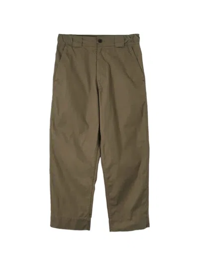 Margaret Howell Sports Tapered-leg Trousers In Green