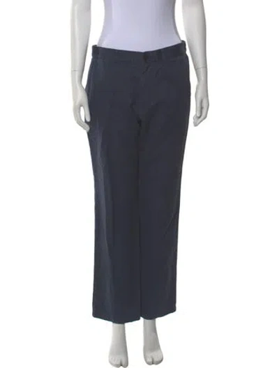 Pre-owned Margaret Howell Straight Leg Pants In Black