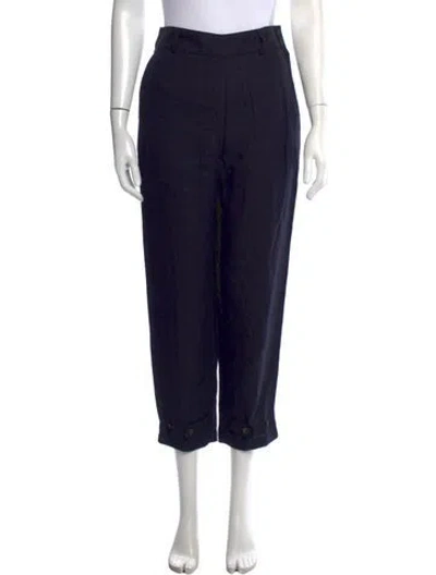 Pre-owned Margaret Howell Straight Leg Pants In Blue