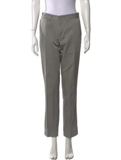 Pre-owned Margaret Howell Straight Leg Pants In Gray