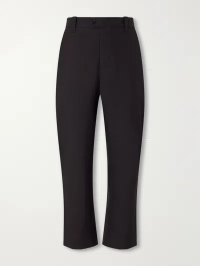 Margaret Howell Straight-leg Wool Trousers In Black