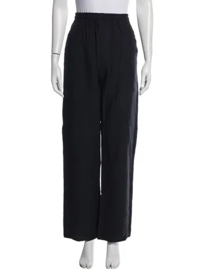 Pre-owned Margaret Howell Wide Leg Pants In Black