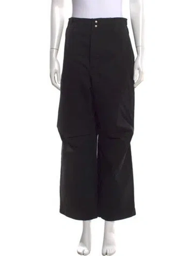 Pre-owned Margaret Howell Wide Leg Pants In Black