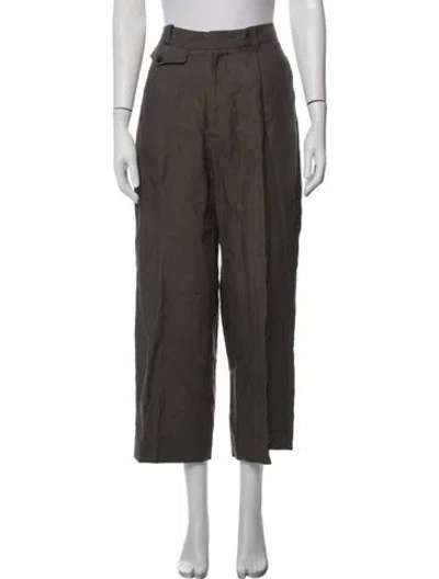 Pre-owned Margaret Howell Wide Leg Pants In Black