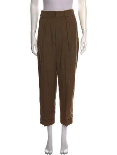 Pre-owned Margaret Howell Wide Leg Pants In Brown