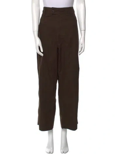 Pre-owned Margaret Howell Wide Leg Pants W/ Tags In Brown