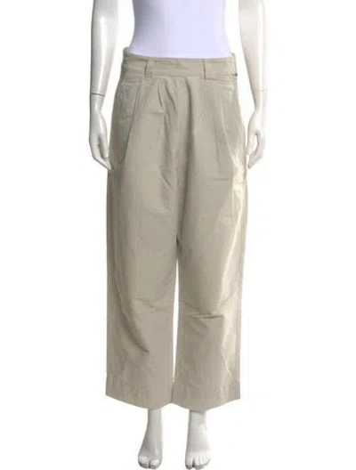 Pre-owned Margaret Howell Wide Leg Pants In White